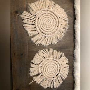 Boho- Set of two Hand made Coasters